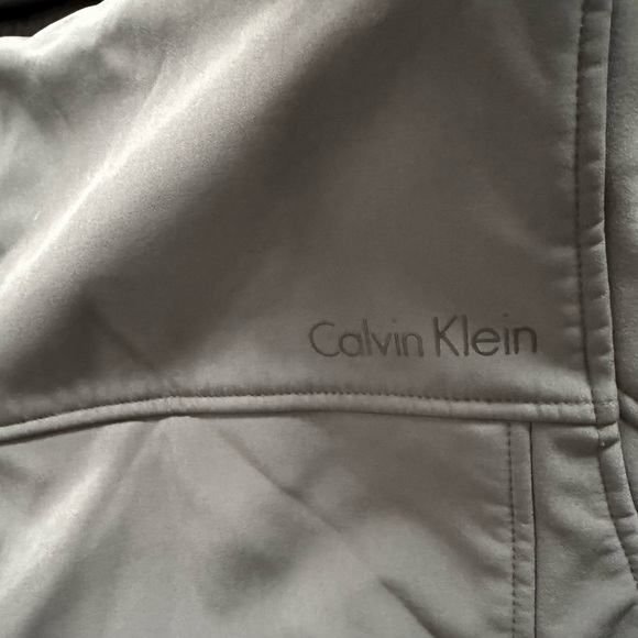 Calvin Klein Men’s Softshell Winter Jacket Gray Waterproof Windproof Coat Size S - Picture 14 of 15